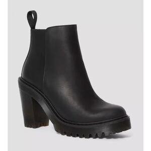 Dr. Martens Magdalena black chunky heel boots